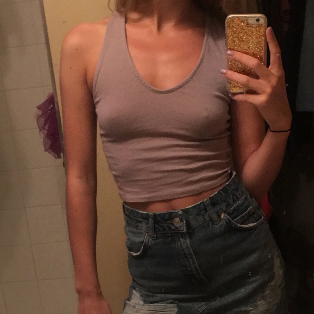 Greyish/Purple Tank